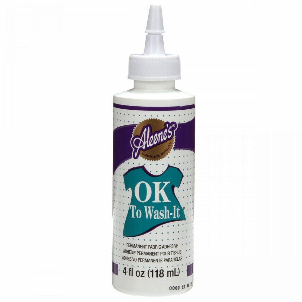 Aleene's OK to Wash it Glue 4.0z. - Everything Fabric