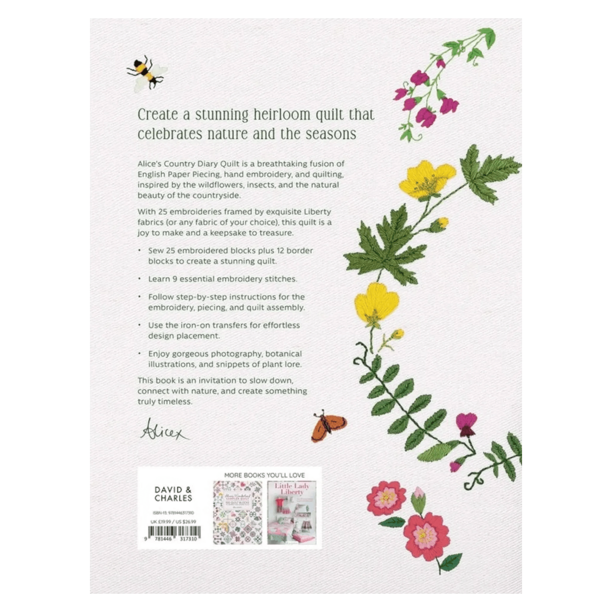 Alice's Country Diary Quilt Book - Everything Fabric