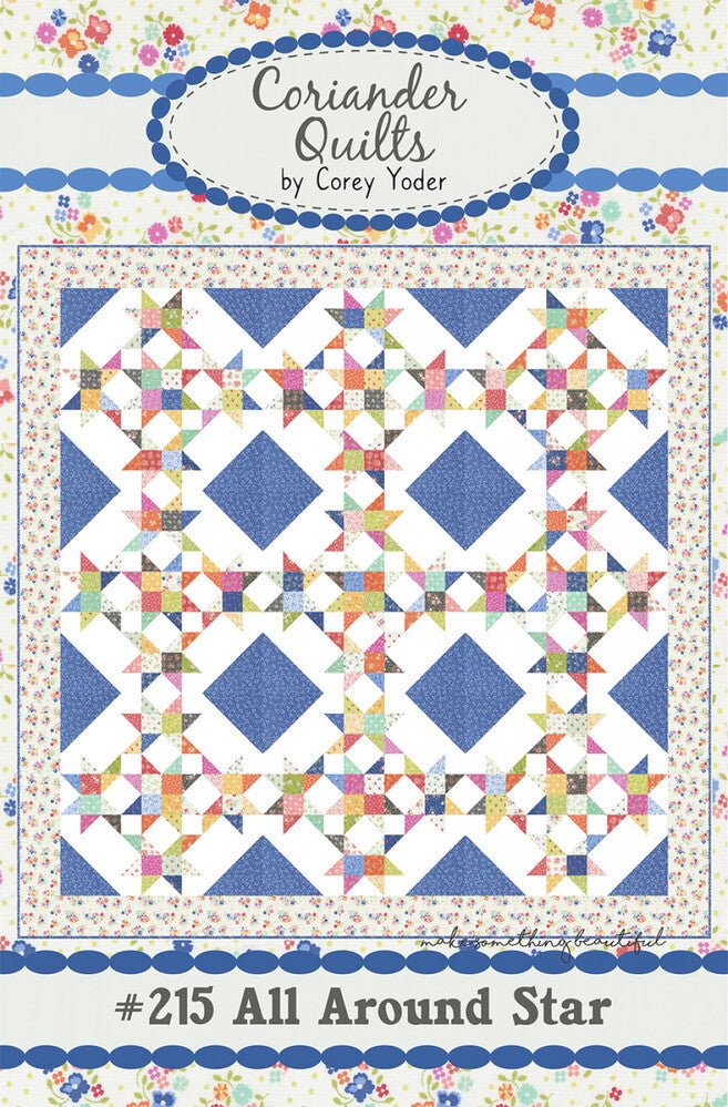 All Around Star Quilt Pattern - Everything Fabric