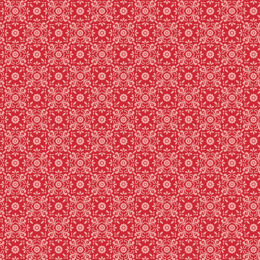 Americana Justice Riley Red - Everything Fabric