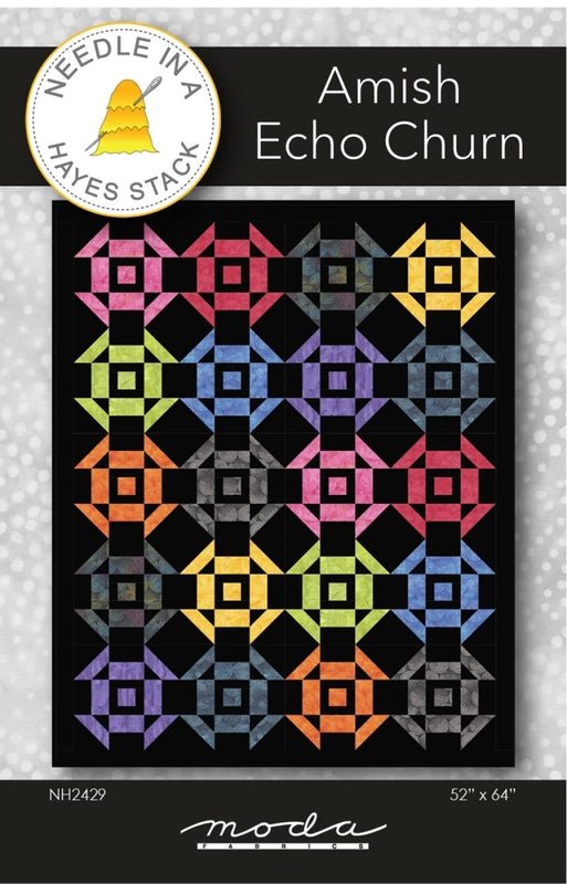 Amish Echo Churn Quilt Pattern - Everything Fabric