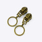 Antique Zipper Pull 5 Circle - Everything Fabric