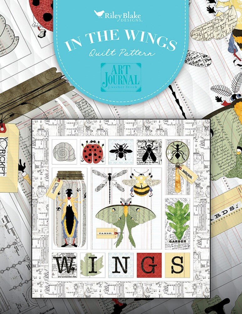 Art Journal In The Wings Quilt Pattern - Everything Fabric