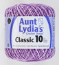 Aunt Lydias Crochet Thread -Variegated Purples - Everything Fabric