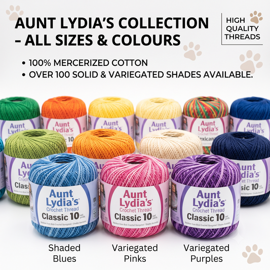 Aunt Lydia's Crochet Thread - Solid