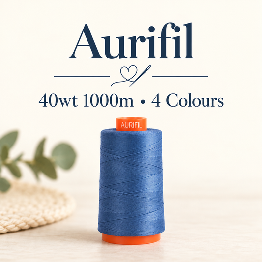 Aurifil Cotton Mako 40wt 1000m - Choose Options