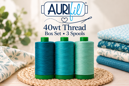 Aurifil 40wt Thread Box Sets – 3 Spools