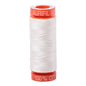 Aurifil 50 wt Cotton Mako 200m - Chalk - Everything Fabric