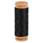 Aurifil 80wt Cotton Thread 2692 Black 280m - Everything Fabric