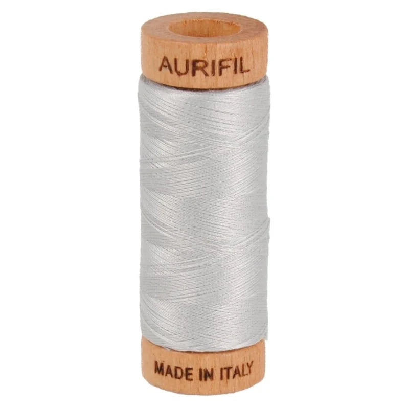 Aurifil Cotton Mako 80wt 280m 2615 Aluminium