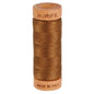 Aurifil Mako 80wt Cotton Thread Solid Dark Antique - Everything Fabric