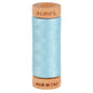 Aurifil Mako 80wt Cotton Thread Solid Light Grey Turquoise - Everything Fabric