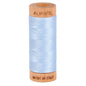 Aurifil Mako 80wt Cotton Thread Solid Light Robins Egg - Everything Fabric