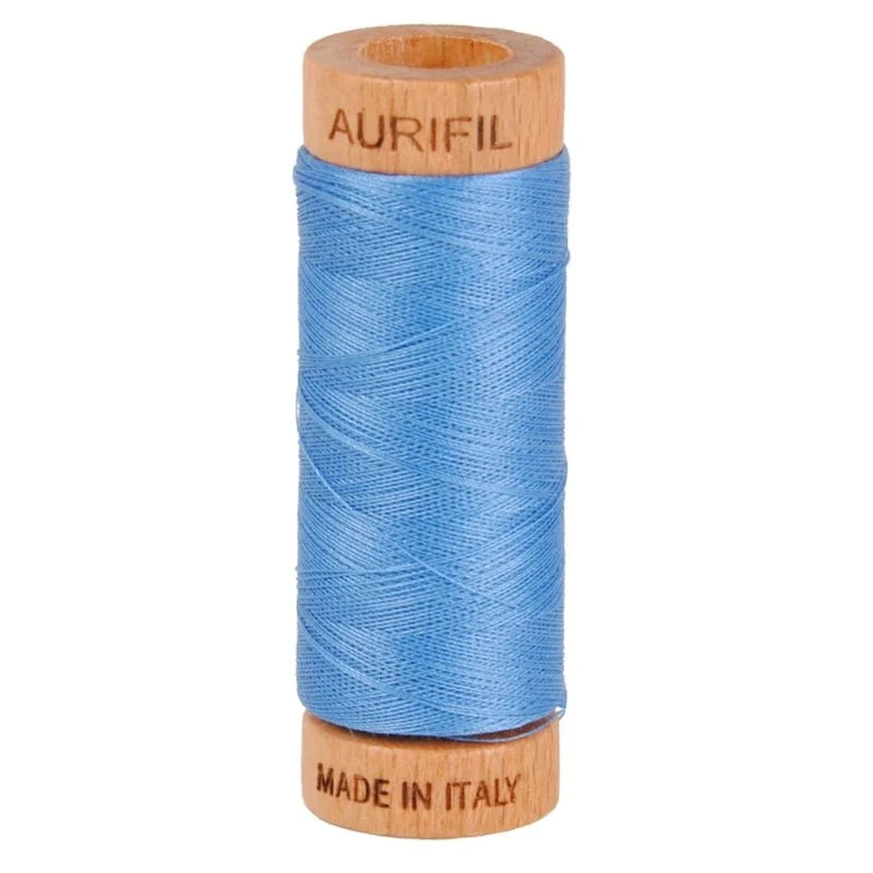 Aurifil Cotton Mako 80wt 280m 2725 Light Wedgewood