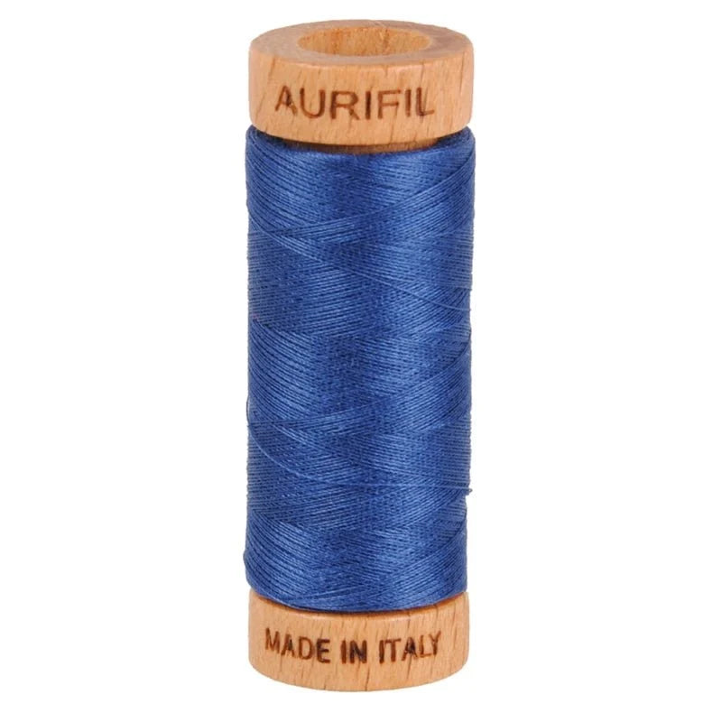 Aurifil Cotton Mako 80wt 280m 2775 Steel Blue