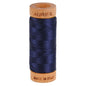 Aurifil Mako 80wt Cotton Thread Solid Very Dark Navy - Everything Fabric
