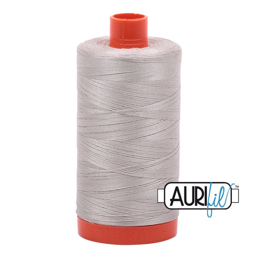 Aurifil Mako Cotton Thread 50wt in Moondust - Everything Fabric
