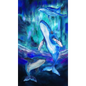 Aurora Whale Song Panel - Everything Fabric