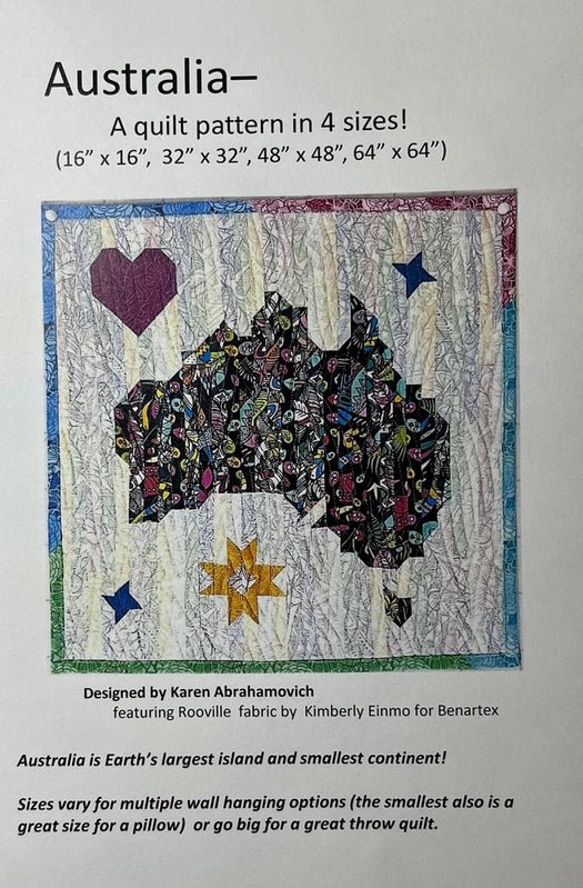 Australia Quilt Pattern - Everything Fabric