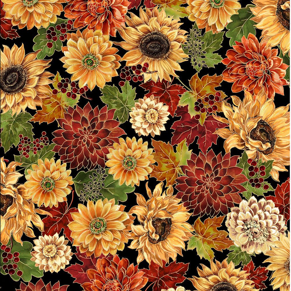 Autumn Bouquet - Master Floral - Everything Fabric