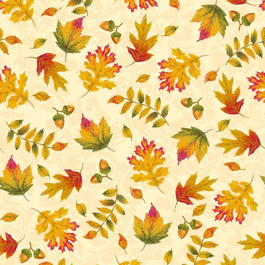 Autumn Glory - CREAM Autumn Floral - Everything Fabric