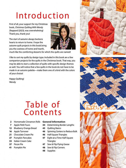 Autumn Quilting with Wendy Sheppard Book - Everything Fabric