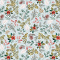 Baby It's Cold Outside - Sky Festive Flora - Everything Fabric