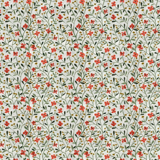 Baby It's Cold Outside - VAPOR FLORAL VINES - Everything Fabric