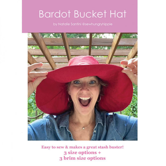 Bardot Bucket Hat Sewing Pattern - Everything Fabric