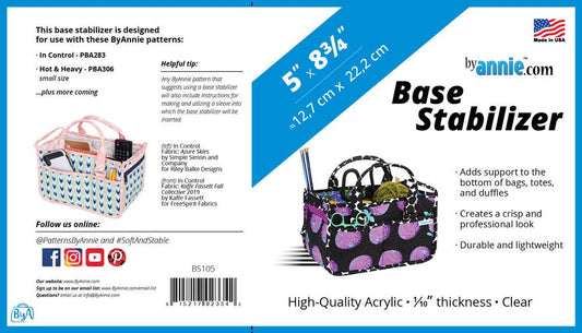 Base Stabiliser 5in x 8-3/4in - Everything Fabric