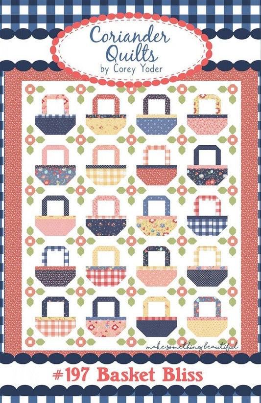 Basket Bliss Quilt Pattern - Everything Fabric