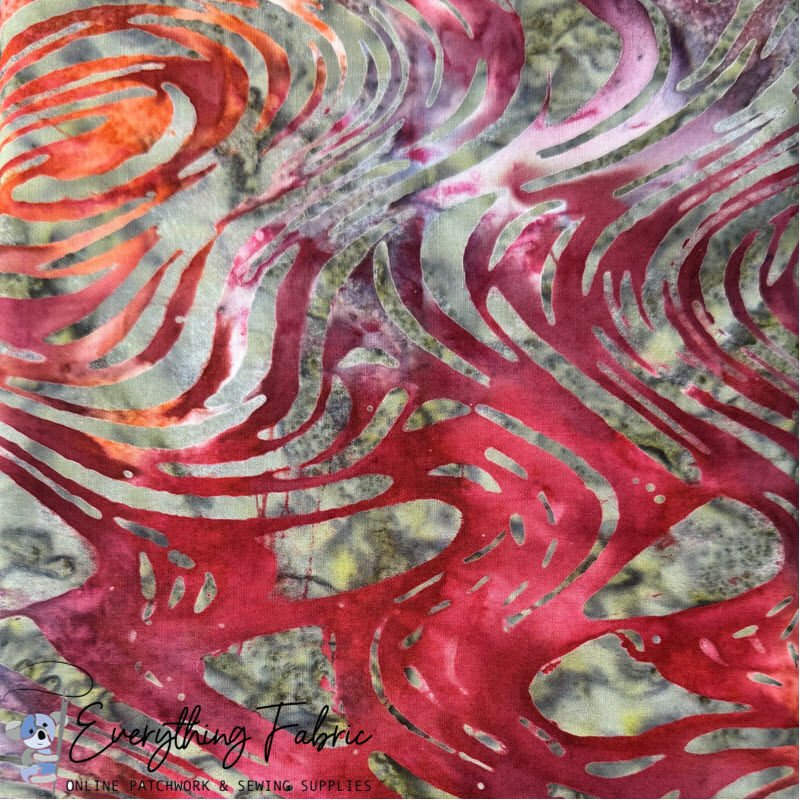 Batik COLOURS OF AUSTRALIA - 1904 - Everything Fabric