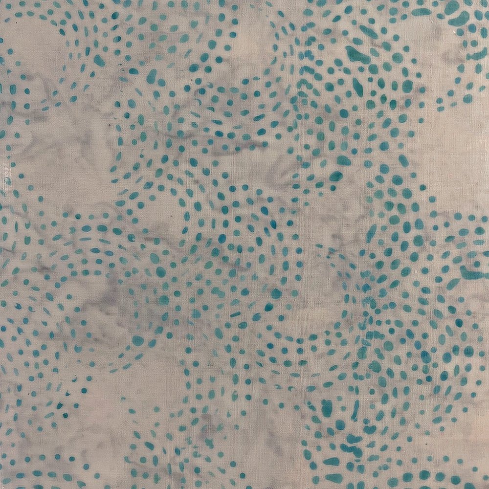 Batik Dots & Dashes - Blue 1137 - Everything Fabric