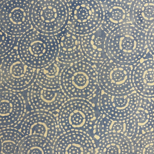 Batik Dots & Dashes - Blue 1141 - Everything Fabric