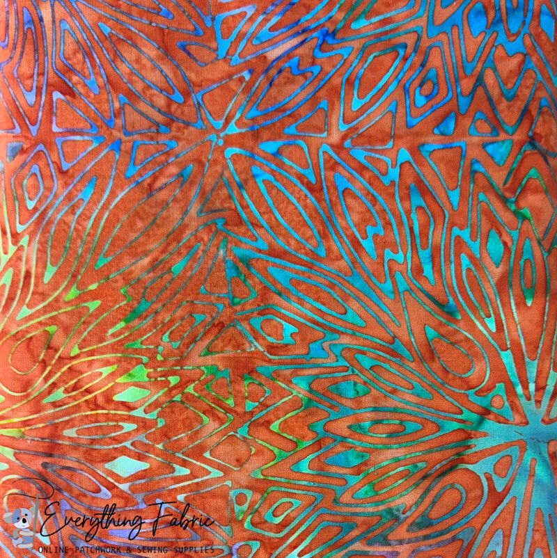 Batik French Mandala - 1996 - Everything Fabric