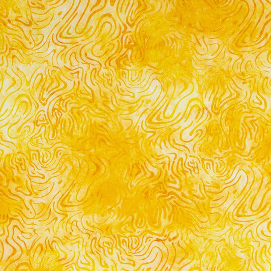 Batiks Exp Tjaps - BUTTER - Everything Fabric
