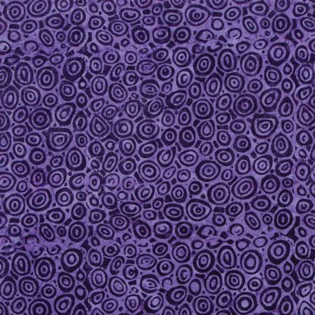 Batiks Exp Tjaps - Halloween Expressions Amethyst - Everything Fabric