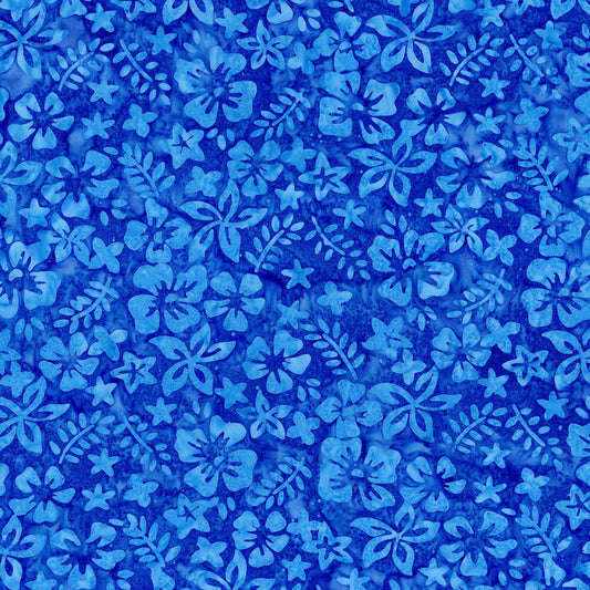 Batiks Toes in the Sand - Ocean Blue - Everything Fabric