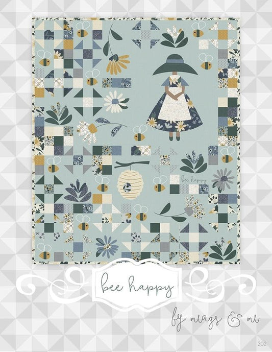 Bee Happy Quilt Pattern - Everything Fabric