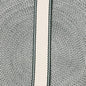 Belting 32 mm wide - Off White with Thin Dark Green Zigzag Stripes - Everything Fabric