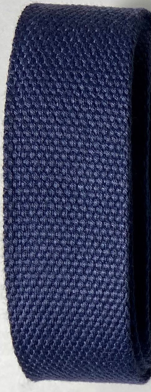 Belting / Webbing 32 mm wide - Navy Blue x 5 yard - Everything Fabric