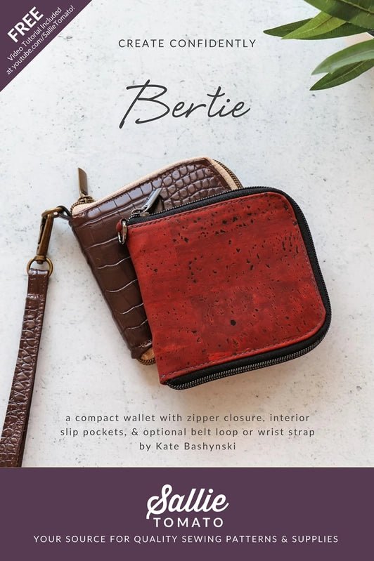Bertie Wallet Pattern by Sallie Tomato - Everything Fabric