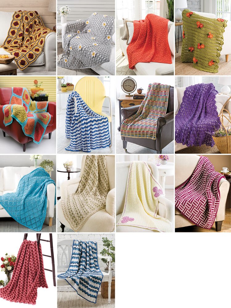 Big Book of Crochet Afghans - Everything Fabric
