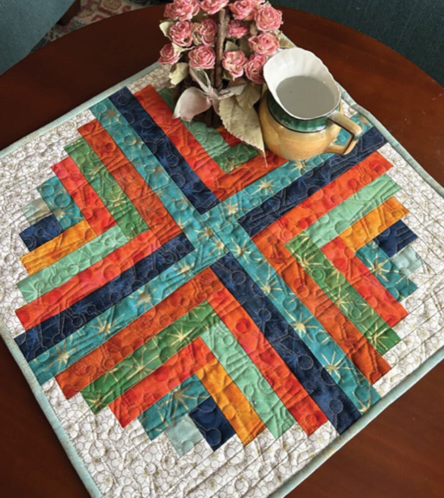 Big Color Balloon Table Topper Pattern - Everything Fabric