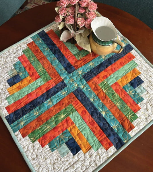 Big Color Balloon Table Topper Pattern - Everything Fabric