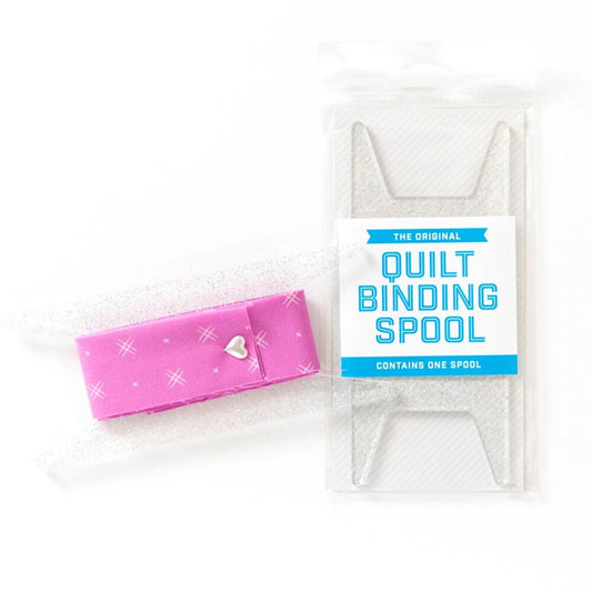Binding Spool White Glitter - Everything Fabric