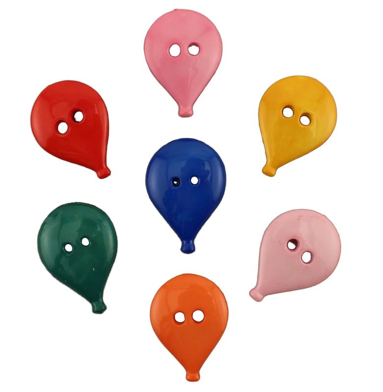 Birthday Balloons Button Bag - Everything Fabric