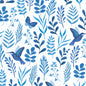 Blissful Blues - Large Floral All Over - Everything Fabric