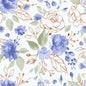 Bloom Beautifully - Blue Serenity - Everything Fabric