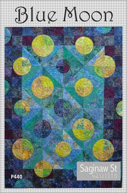 Blue Moon Quilt Pattern - Everything Fabric